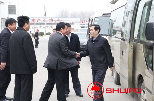 山東省副省長(zhǎng)張超超來水泊焊割考察